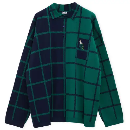 LOEWE Checked Polo Sweater