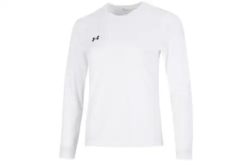 Under Armour T Shirts Women's White Crew Neck Moderate Straight Fit