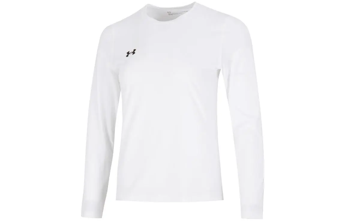 Under Armour T-Shirts Women's White Crew Neck Moderate Straight Fit