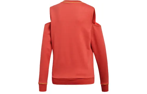 Adidas Originals Nuccia Costantino Sweatshirts Women's Orange Crew Neck Moderate Regular