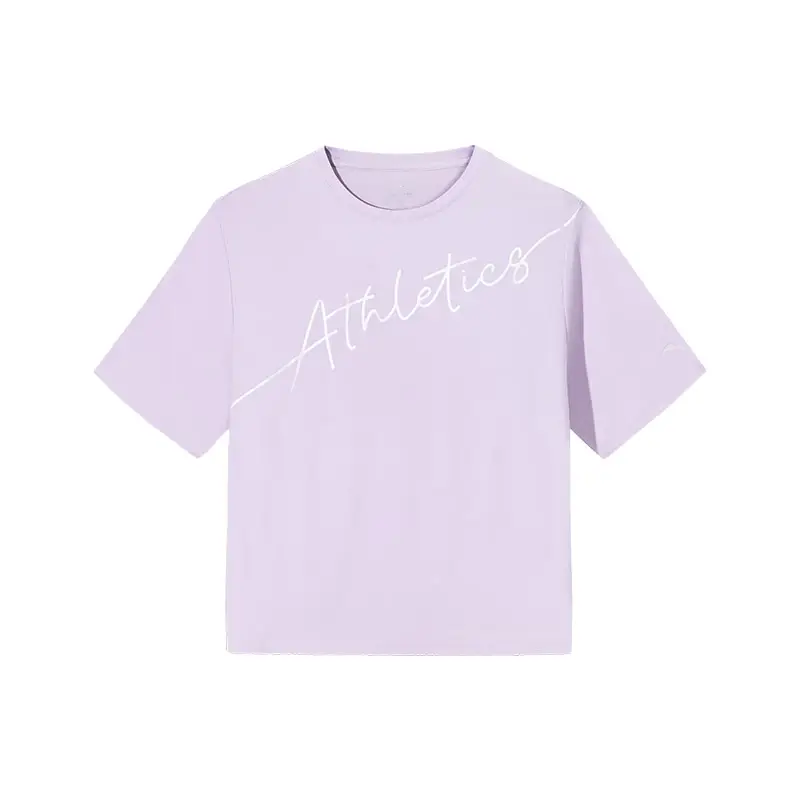 Anta Variety Training Collection T Shirt Women's Floral Purple