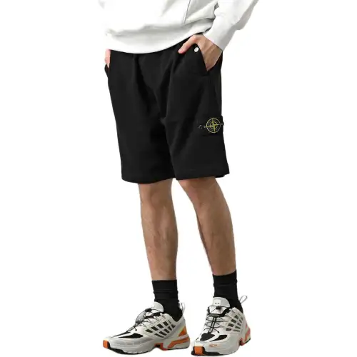 STONE ISLAND Casual Shorts Men's Black