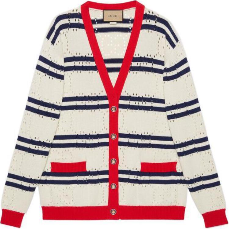 GUCCI Gucci, knitted white sweater, ivory
