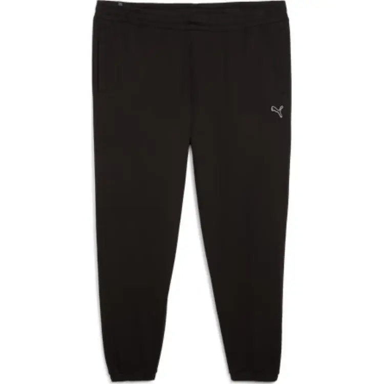 PUMA Casual Pants Men's Black Moderate Cuffed Pants