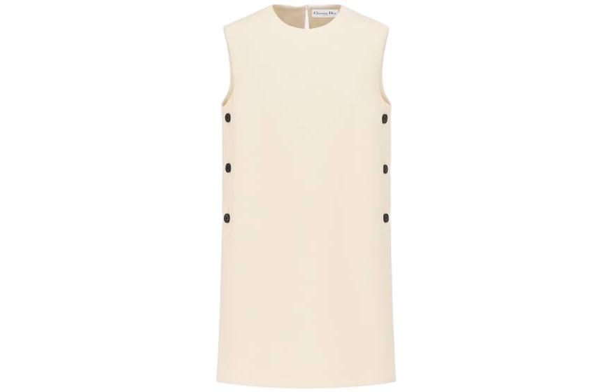 DIOR T Shirts Women's Ecru Crew Neck Other