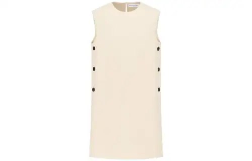 DIOR T Shirts Women's Ecru Crew Neck Other