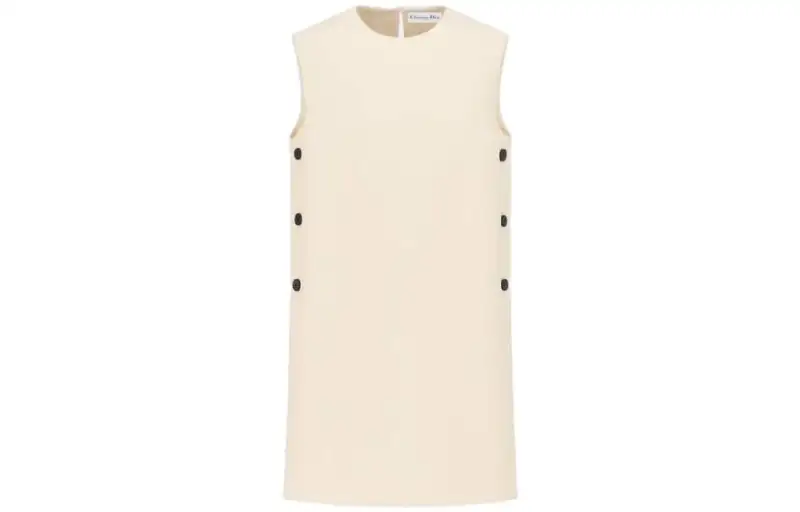 DIOR T Shirts Women's Ecru Crew Neck Other