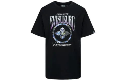 EVISU T Shirts Women's Crew Neck Moderate Straight Fit