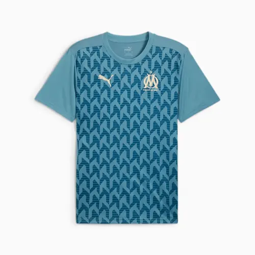 PUMA Olympique De Marseille SS24 Soccer Jersey Men's Blue