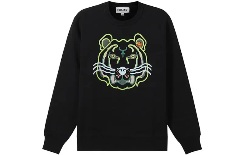 KENZO Sweatshirts Women's Black Crew Neck Moderate