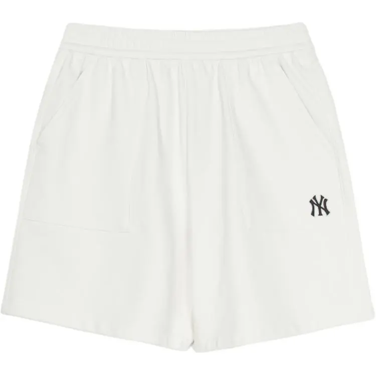MLB New York Yankees Casual Shorts Unisex White