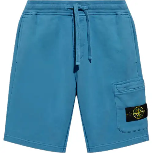 STONE ISLAND 64620 Cargo Bermuda Sweat Shorts