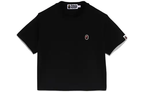 A BATHING APE T Shirts Women's Crew Neck Moderate Straight Fit