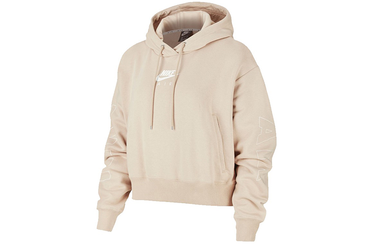 Женское худи Nike Air Hoodie Flc Bb (розовое)