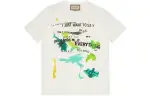 GUCCI Raglan Sleeve T Shirt Women's Ecru