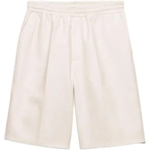 PRADA Leather Shorts