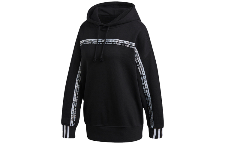 Женские худи adidas originals Hoodie (черный) — фото 1