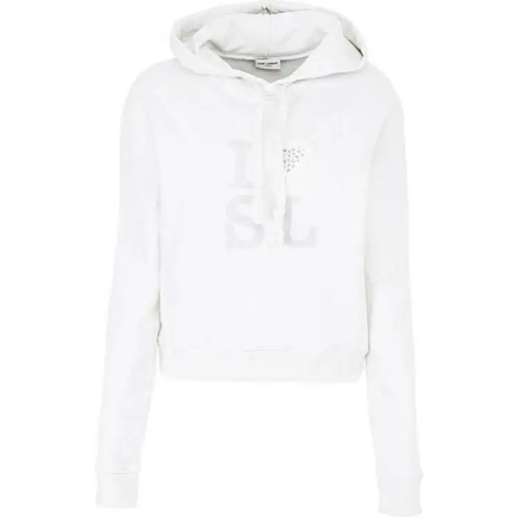 SAINT LAURENT Sweatshirt Women's White