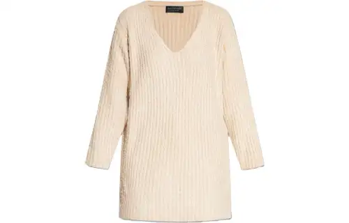 Balenciaga Sweater Loose Fit Women's Light Beige