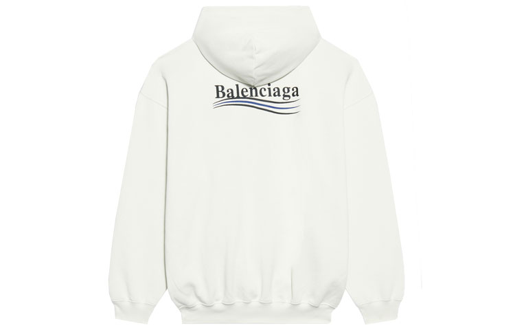 Женское худи Balenciaga Balenciaga Political Campaign (белое)