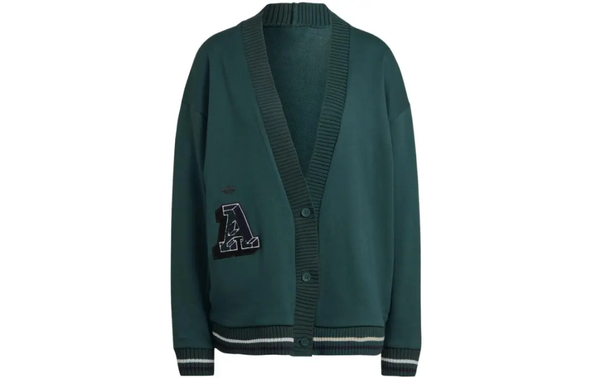 Adidas Originals CLASS Of 72 Knitwear Women's Green V-neck Moderate Other