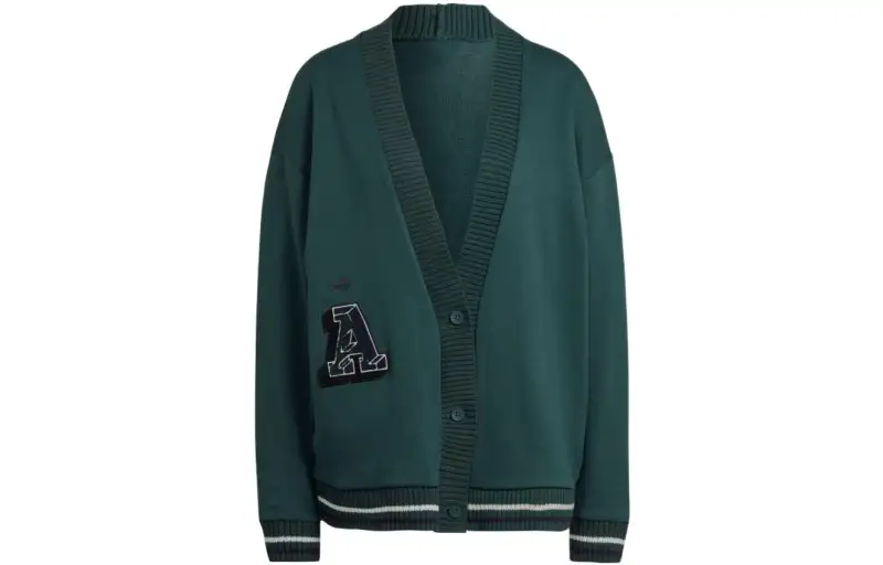 Adidas Originals CLASS Of 72 Knitwear Women's Green V Neck Moderate Other