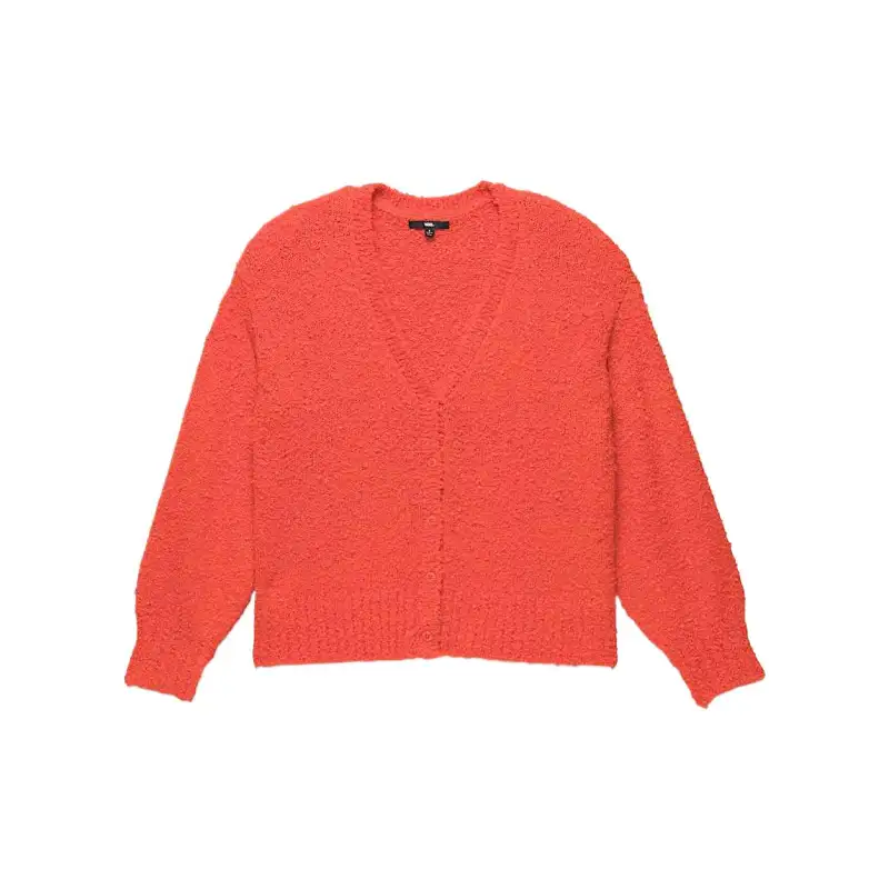 Vans Valerie Boucle Cardigan Sweater Women's Red