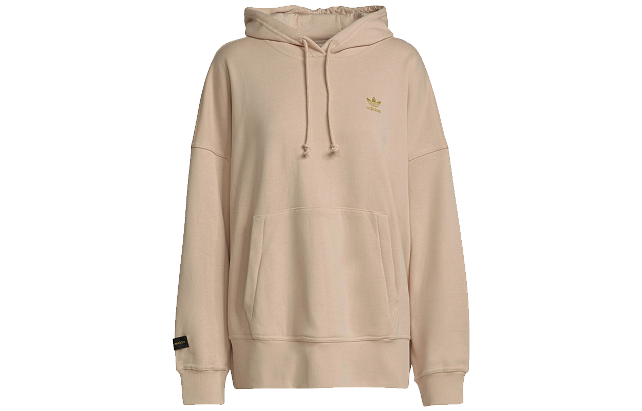 Adidas, sports hoody, khaki sweatshirt, logo embroidery service, loose fit