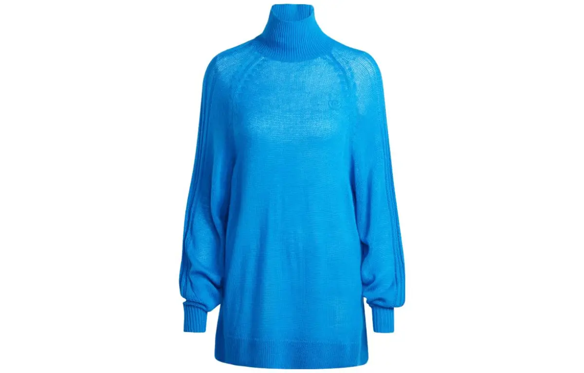 Adidas Sweaters Women's Blue Turtleneck Moderate