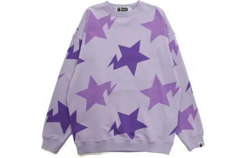 A BATHING APE Sweatshirts Women's Crew Neck Moderate Regular
