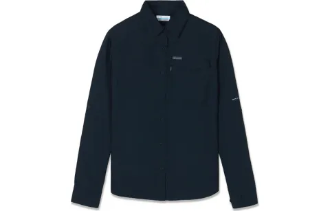 Columbia Shirts Women's Black Lapel Moderate Other