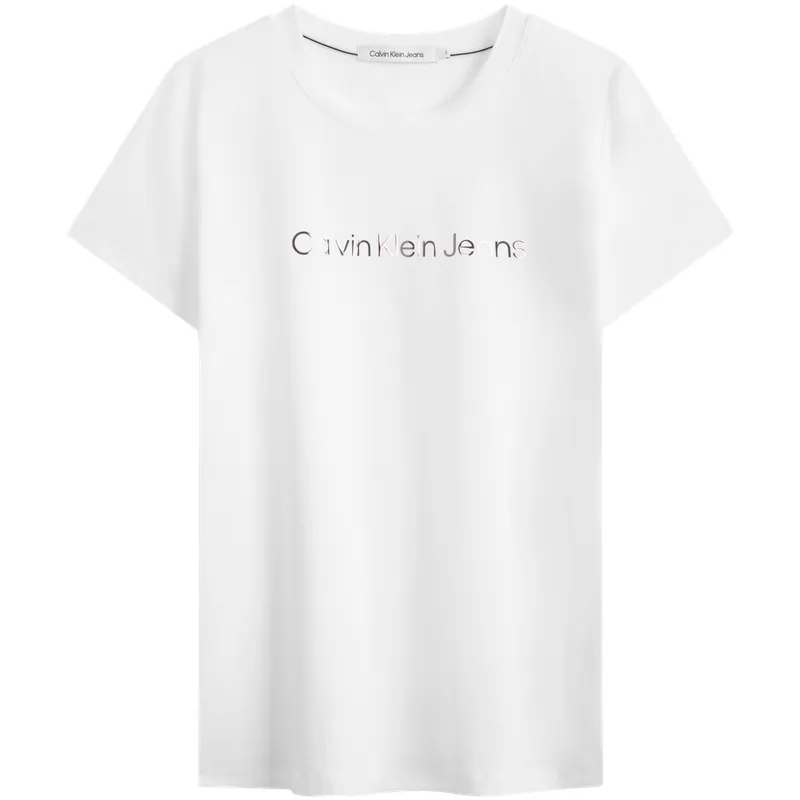 CALVIN KLEIN T-Shirt Women's Moon White