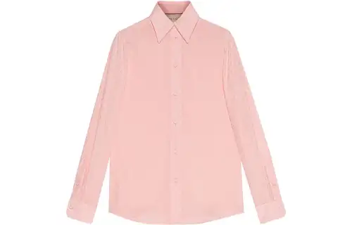 Gg crêpe de Chine shirt