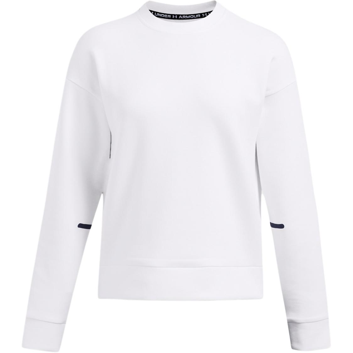 Женский худи Under Armour Unstoppable Fleece Crew (белый)