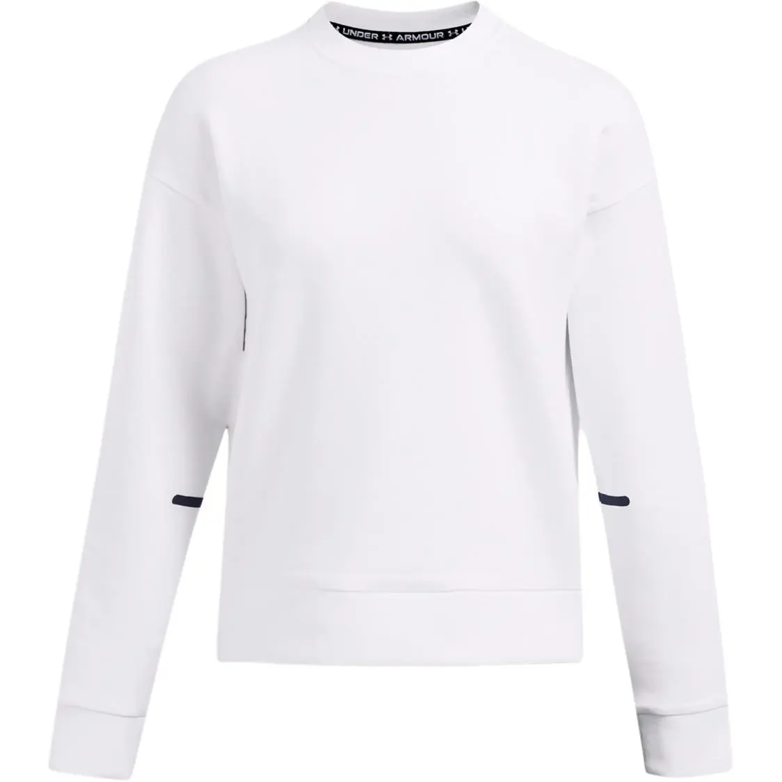 Under Armour Unstoppable Fleece Crew Sweatshirt Women's White