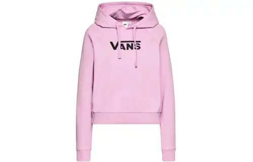 Vans Sweatshirts Women's Pink Hooded Moderate Regular