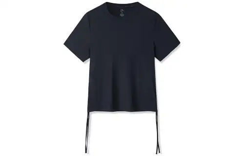 ANTA Variety Training Collection T Shirts Women's Black Crew Neck Moderate Straight Fit