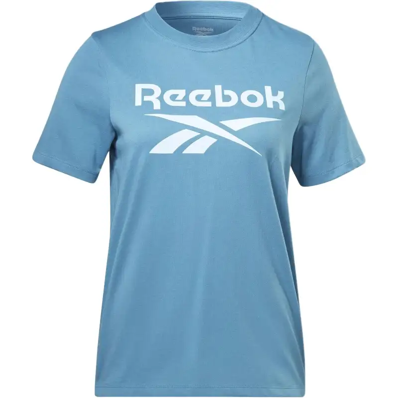 Reebok T Shirts Women's Blue Crew Neck Moderate