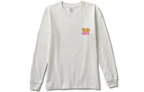Vans x DOUBLE BELIEF LIBERTY MANGA LARGA BLANCA Sweatshirt Women's White