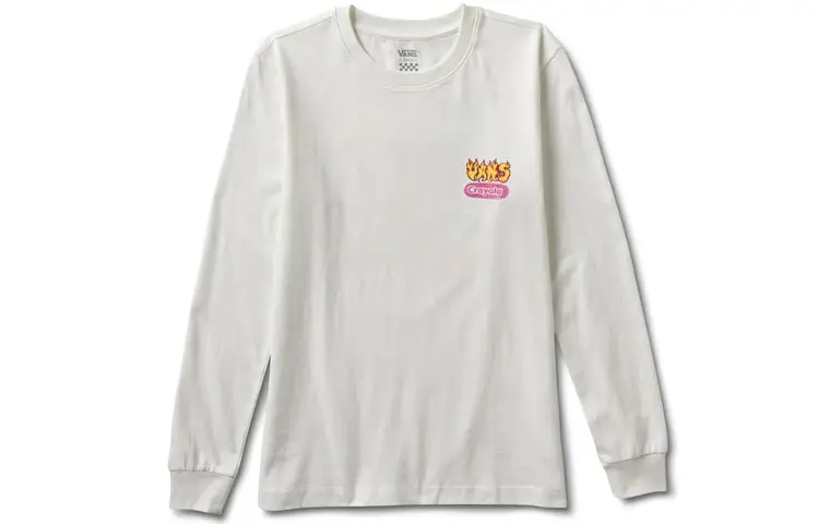 Vans x DOUBLE BELIEF LIBERTY MANGA LARGA BLANCA Sweatshirt Women's White