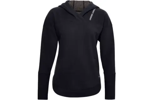 Under Armour RECOVER Sweatshirts Women's Black Hooded Thickened Regular