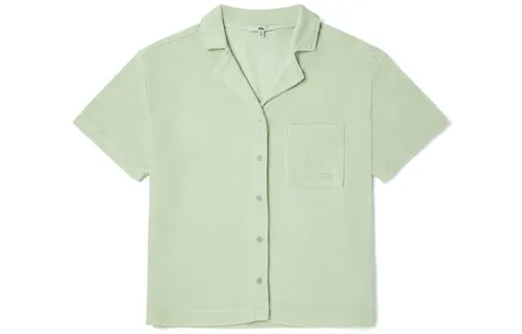 Vans Shirts Women's Avocado Green Square Collar Moderate Other