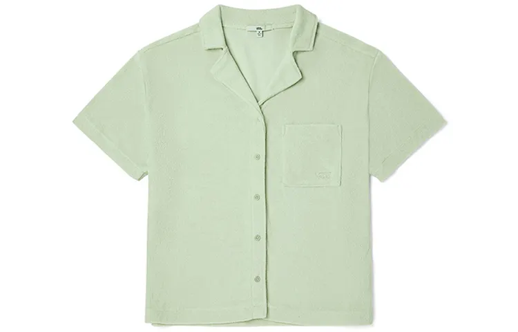 Vans Shirts Women's Avocado Green Square Collar Moderate Other