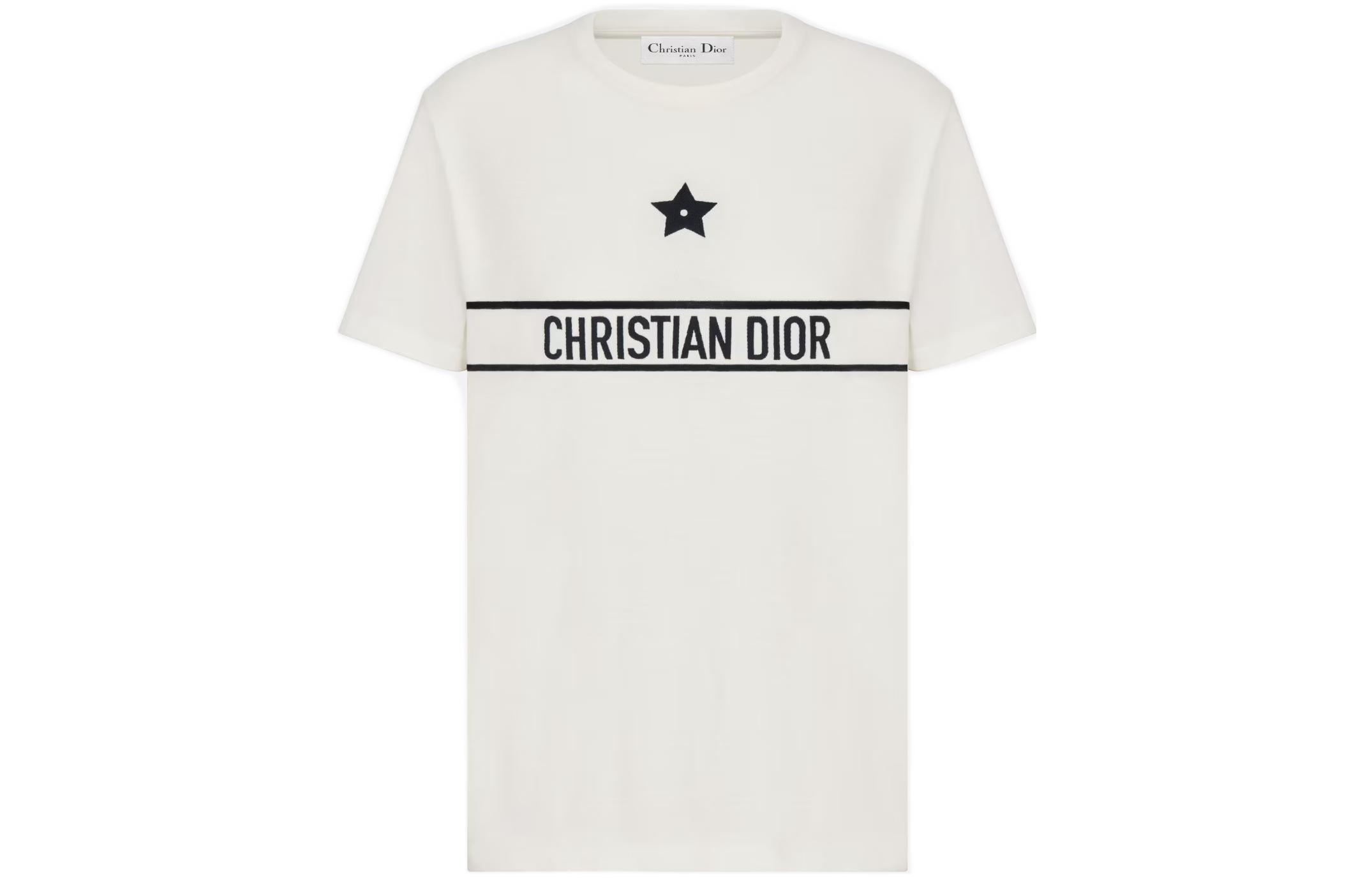 Женская футболка Dior (белая)
