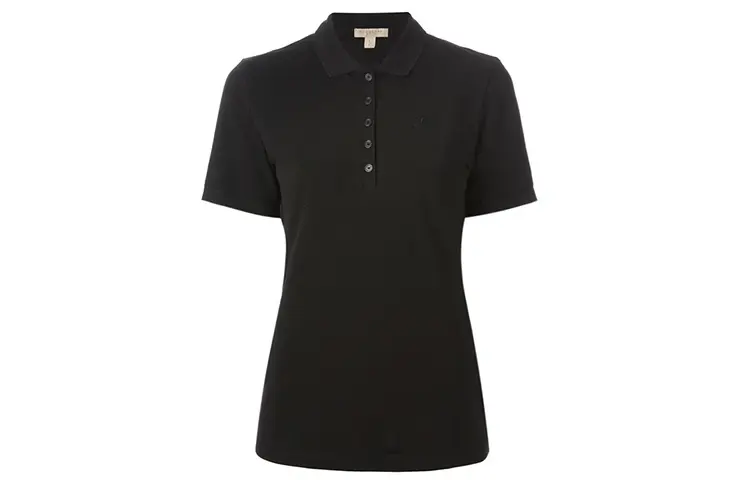Burberry Pre Owned Logo embroidered Polo Shirt