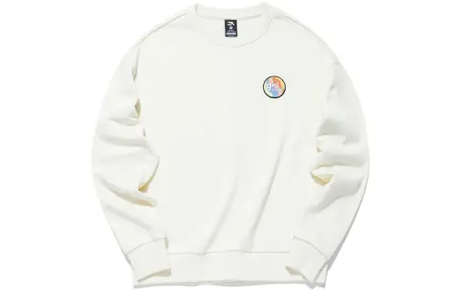 ANTA Life Collection Sweatshirts Women's White Crew Neck Moderate Regular