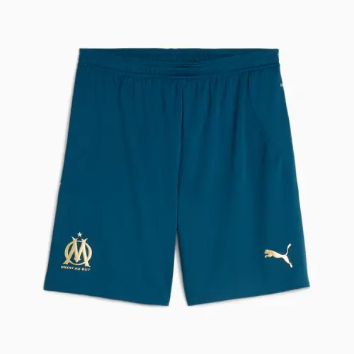 PUMA Olympique De Marseille SS24 Soccer Bottom Men's Dark Blue