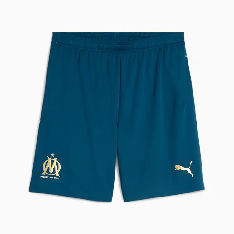 PUMA Olympique De Marseille SS24 Soccer Bottom Men's Dark Blue