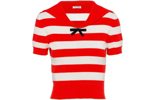 MIU MIU FW21 Slim Fit Knitwear Women's Pitch Red
