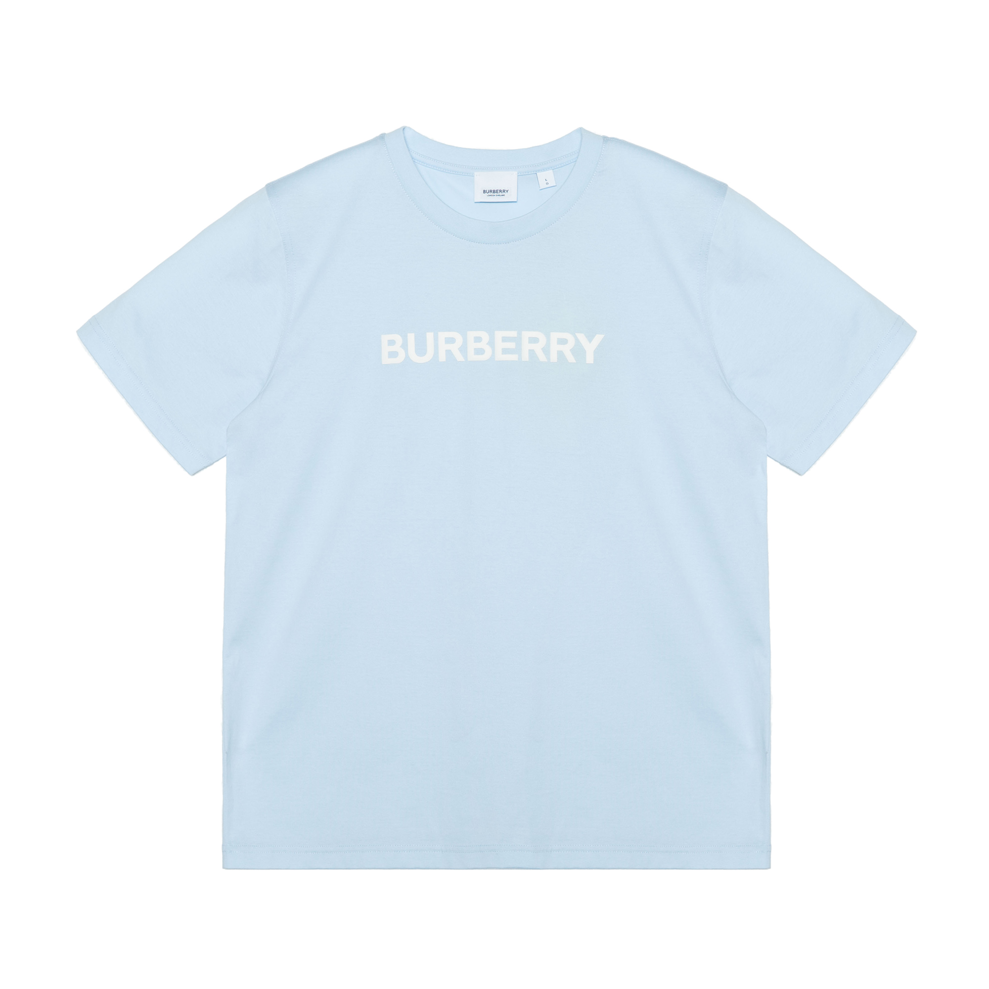 Женская футболка Burberry (синяя)